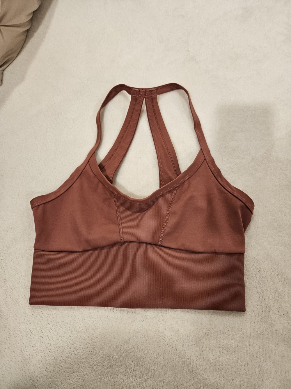 Women’s Rust Racerback Supportive Sports Bra